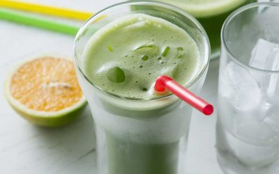 Suco Detox: Couve, Laranja, Gengibre, Hortelã